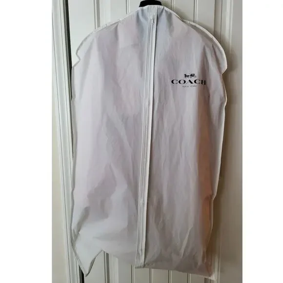 Coach Lightweight Pink overcoat Trench coat blush cotton drawstring Sz S - Picture 6 of 10